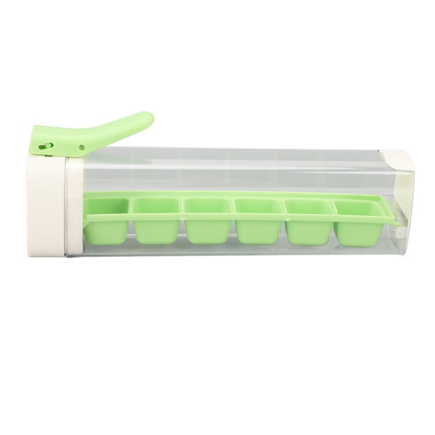 Bandejas De Cubos De Hielo Para Congelador, Molde De Fabricante Pequeño Con Bandeja De Bandeja Fácil De Lanzamiento, Congelador Apilable, Bebidas De Silicona, Bebidas De Café