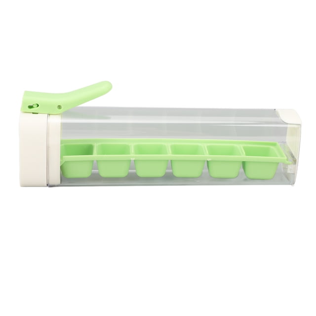Bandejas De Cubos De Hielo Para Congelador, Molde De Fabricante Pequeño Con Bandeja De Bandeja Fácil De Lanzamiento, Congelador Apilable, Bebidas De Silicona, Bebidas De Café