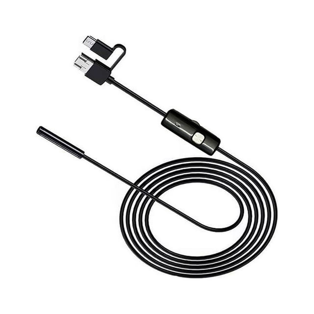 Accueil Industriel Universel Endoscope Haute Résolution Mobile Endoscope Tuyau d'Eau Tuyau Inspection Tube Caméra 5 Millions de Pixels Type-c USB 5M