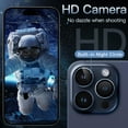thumbnail image 5 of JETech Camera Lens Protector for iPhone 15 Pro 6.1-Inch and iPhone 15 Pro Max 6.7-Inch, 9H Tempered Glass Metal Individual Ring Cover, HD Clear, 3-Pack (Blue), 5 of 7