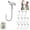 Internal Needle Hook Slot (Type B), variant on Weighted Urchin Bait Hooks 12 Pack – Barbed Keeper Soft Plastic Hooks with Rear-Weighted Design, 3 Sizes 1/0, 4/0 & 5/0 for Bass, Pike & Saltwater Fishing