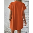 thumbnail image 6 of Musefolio Women's Summer Cotton T Shirt Dress, Animal Print Butterfly Casual with Pockets Casual Fashion T Shirt Dresses S-2XL, 6 of 6