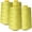 YELLOW, variant on AK Trading 4-Pack NEON Yellow All Purpose Sewing Thread Cones (6000 Yards Each) of High Tensile Polyester Thread Spools for Sewing, Quilting, Serger Machines, Overlock, Merrow & Embroidery.