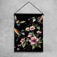 thumbnail image 2 of Floral Hummingbird Garden Flag Double Sided 12x18 Inch for Outside Yard Porch Lawn Seasonal Autumn Winter Holiday Decoration, 2 of 6