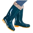 thumbnail image 6 of CAZOFW Winter Rain Boots for Women Fleece Lined Waterproof Boots with Thick Traction Sole, 6 of 7