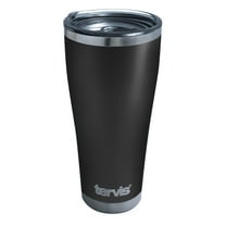 Tervis Powder Coated Stainless Steel Triple Walled  Insulated Tumbler Travel Cup Keeps Drinks Cold & Hot, 30oz Legacy, Onyx Shadow