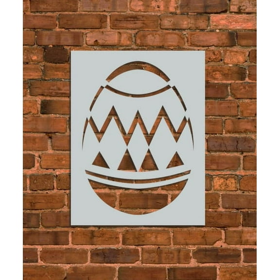 Easter Egg Rhombus Stencil
