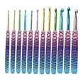 thumbnail image 1 of AMLESO Crochet Hook Needles Knit Set Weave Craft Yarn Multicolor 2.25-8.0mm Mermaid, 1 of 8