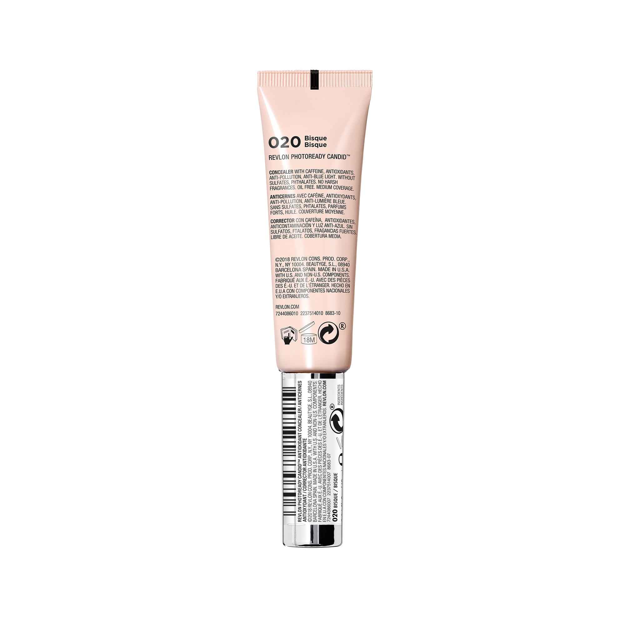 Revlon Photoready Candid Antioxidant Concealer Nutmeg Walmart Com Walmart Com