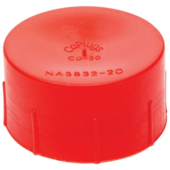 Allstar Performance AN Dust Cap - 20 AN - Plastic - Red - Set of 5 ALL50808