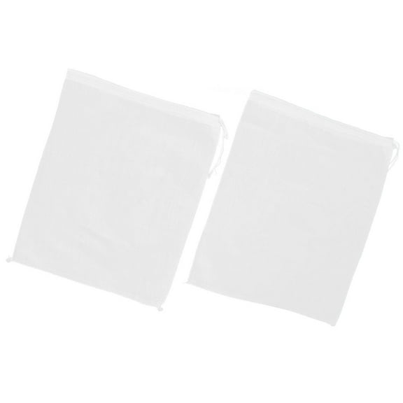 Nut Coffee Soup Soybean Milk Strainer Food Filter Bag 28 x 36cm 2pcs