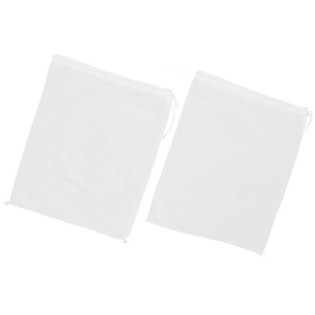 

Unique Bargains 11 x 14 Food Filter Bag Cotton Blends White 2Pcs