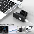 thumbnail image 3 of Luces para bicicleta, luz delantera LED recargable por USB, juego de luces delanteras recargables e impermeables para bicicleta, 5 modos de luz, juego de luces para todo tipo de bicicletas., 3 of 5