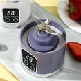 thumbnail image 4 of Presse-agrumes Portable Petit et Rechargeable Machine à Jus de Fruits Multifonctionnelle Tasses à Jus pour Étudiants Machine de Supplément Alimentaire pour la Maison, 4 of 5