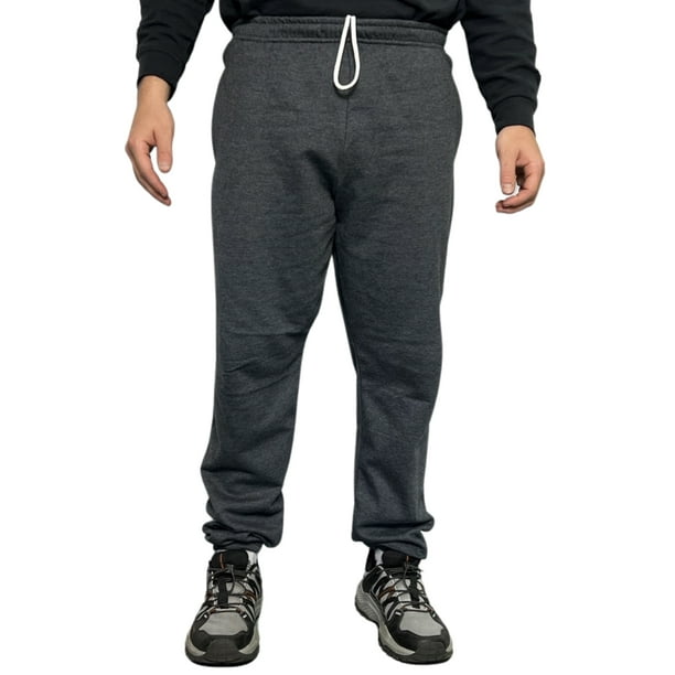 Fruit of The Loom Men's Fleece Jogger Sweatpants 2 Pockets Relaxed Fit ...