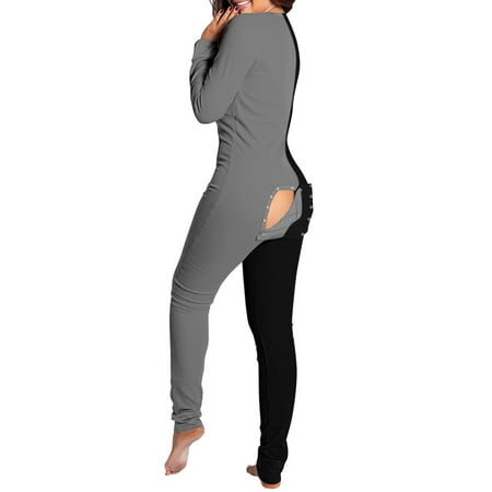 

Loose Jumpsuits For Women Women s Button-Down Print Functional Buttoned Flap Adults Romper Jumpsuit