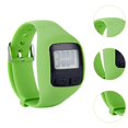 thumbnail image 6 of Wzmzjy Digital Pedometer Watch Wrist Watch Silicone Steps Tracker Calories Step Counter green, 6 of 9