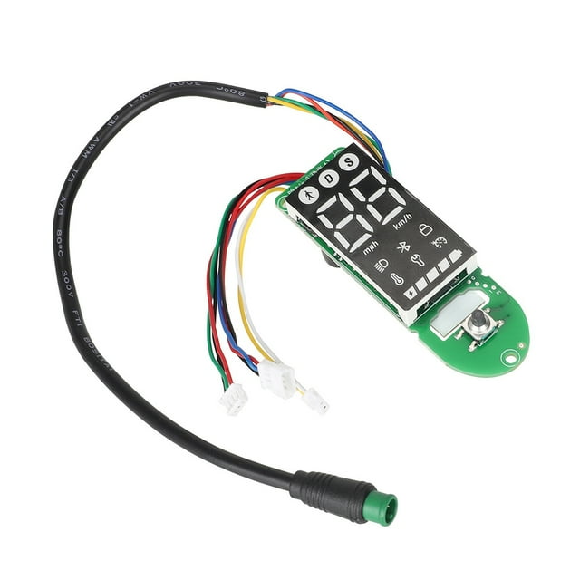 Tablero de Instrumentos con Bluetooth para Patinete Eléctrico, 4 Pantallas, Placa de Circuito, Piezas de Repuesto para Patinete Eléctrico