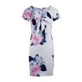 thumbnail image 1 of Women Summer Short Sleeve Bodycon Mini Dress, 1 of 5