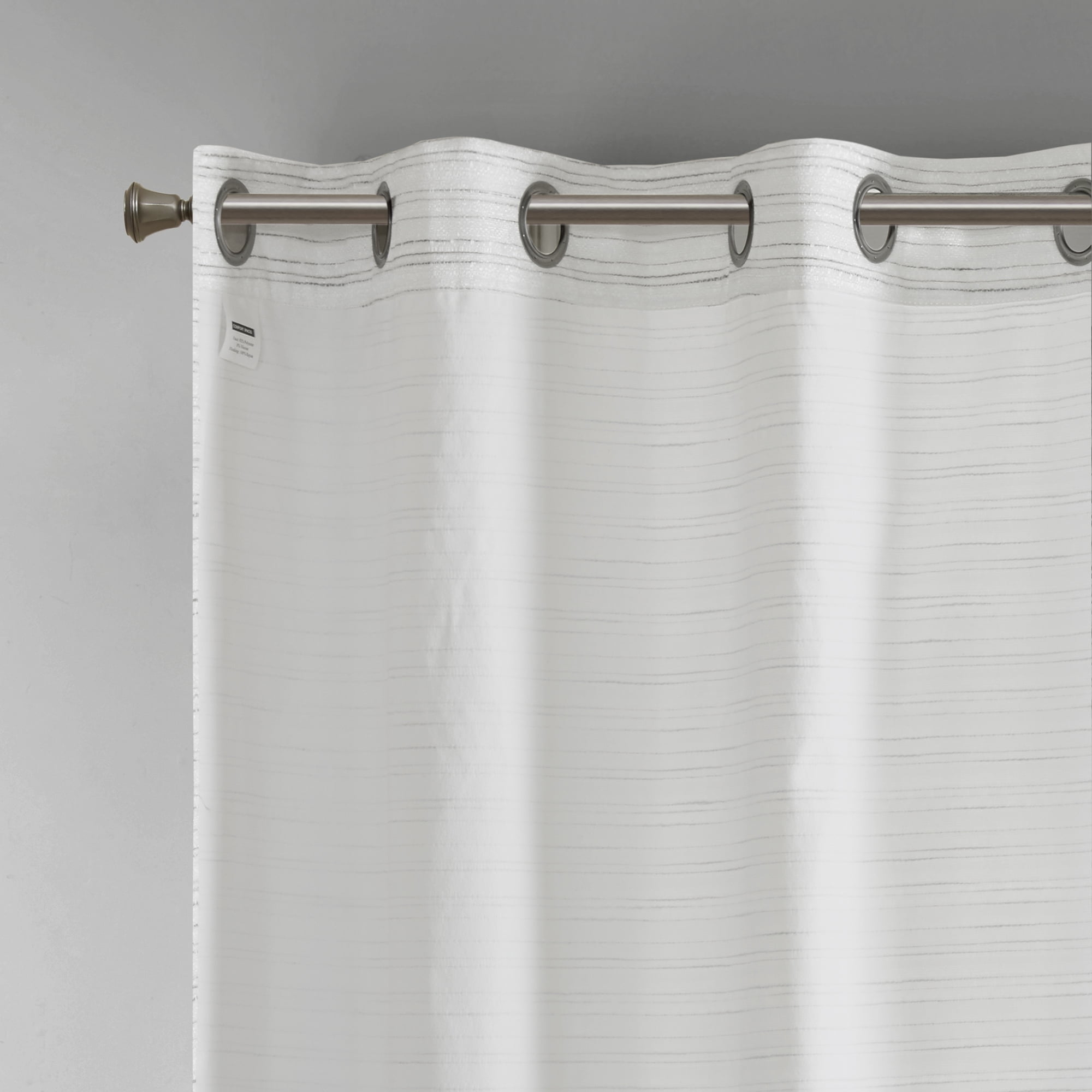 Comfort Spaces Grasscloth Foam Back Panel Pair, 40x63", White