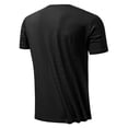 thumbnail image 5 of Mens Crew Neck T-Shirts Short Sleeve UPF 50+ Lightweight Moisture Wicking Casual Basic Tee Shirts Big and Tall Size M-5XL Black, 5 of 5