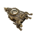 thumbnail image 4 of Vintage Table Clocks, European Retro Metal Desk Clock Exquisite  For Hotels For Homes, 4 of 8