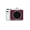 Red Faceplate, variant on Minolta MND65 Selfie Shot Digital Camera, White with Teal Faceplate