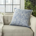 thumbnail image 4 of Nourison Life Styles Textured Blue Decorative Throw Pillow , 20"X20", 4 of 5
