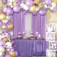 thumbnail image 4 of Cortinas de fondo con lentejuelas SoarDream Lavender Glitter, 2,4 x 2,4 m, 4 of 6