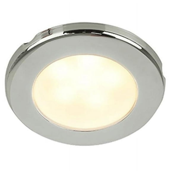 Hella Marine EuroLED 75 3" Round Screw Mount Down Light - Warm White LED - Stainless Steel Rim - 12V
