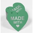 thumbnail image 2 of Inkdotpot Made With Love Wedding Bottle Tag Real Silver Foil Favor Hang Tag 100 Pack, 2 of 6