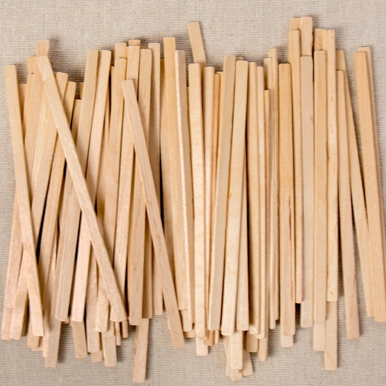  Natural Jumbo Wood Craft Sticks 6 Length (500) : Arts