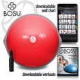 thumbnail image 2 of Bosu 72-10850 Home Gym The Original Balance Trainer 65 cm Diameter, Red, 2 of 6