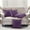 imperial purple, variant on Home Soft Things Ribbed Flannel Throw Pillow Cover 4pcs - green eyes - 14" x 26"