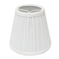 Royal Designs, Inc. Designer Mushroom Pleat Empire Chandelier Shade CS-1051-5WH, White, 3 x 5 x 4.5