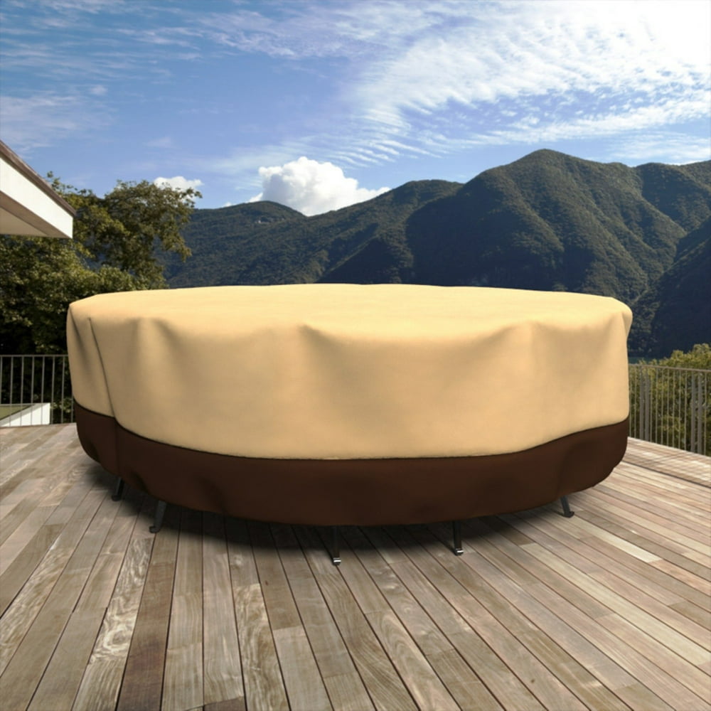 Budge Industries All-Seasons Outdoor Patio Bar Table and Chairs Cover