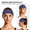 thumbnail image 6 of Uk Flag Union Jack Sweatbands Non Slip Headbands For Fashion Workout Yoga Sports Elastic Bands Exercise, 6 of 7
