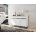thumbnail image 3 of Manhattan Comfort Bradley 4 Shelves Wood Buffet Stand in White, 3 of 10