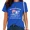 A-Blue, variant on UNISHE Women's Life Is About Choosing Frog Graphic Tee Sarcastic Existential Nihilist Shirt for Daily Outfit Black, S