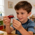 thumbnail image 4 of Yunuuuoa Jouet Insecte à Remonter Modèle Réaliste d'Insecte en Mouvement pour Jeu Éducatif Apprentissage Scientifique Interactif Tête et Queue Secouantes Figurine d'Action Exploration de la Nature Cadeau, 4 of 8