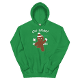 thumbnail image 4 of Itzus Collections Graphic Gingerbread Christmas Hoodie, Green Unisex, Size 3XL, 4 of 4