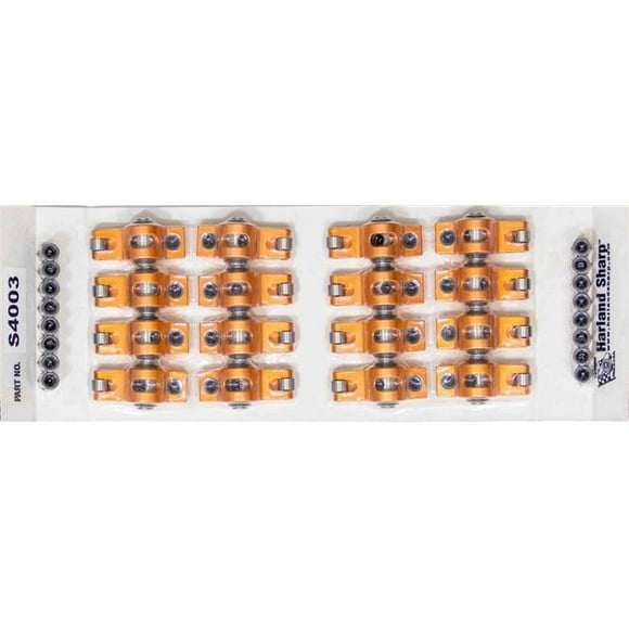 Sharp Rockers SHPS4003 1.6 Ratio 0.375 in. Stud Small Block Ford Rocker Arms