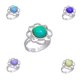 thumbnail image 5 of Anillo de apertura ajustable de 12 piezas con múltiples formas, emoción, estado de ánimo y sensación, anillo para dedo que cambia de color., 5 of 7