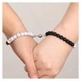 thumbnail image 1 of Pulseras de piedra de ónix con imanes para parejas, 1 of 2