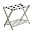 thumbnail image 1 of DOLITY Luggage Rack for Guest Room Suitcase Stand Multipurpose Shoe Rack for Travel White, 1 of 9