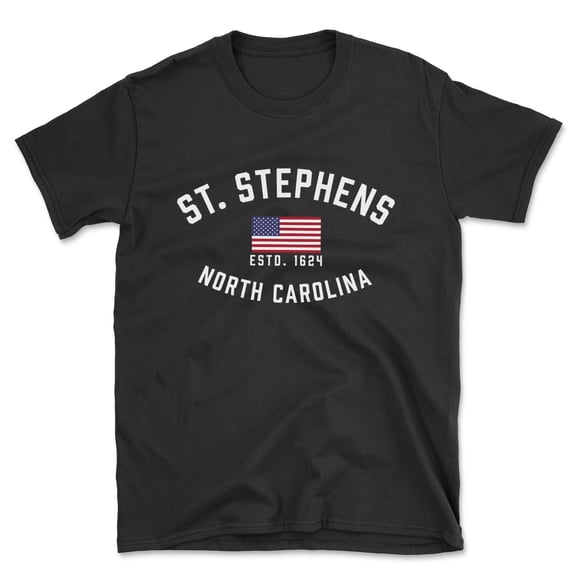 St. Stephens North Carolina Patriot Men's Cotton T-Shirt