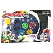 Battling Tops Burst Toy Game Set 4 Spinning Tops 2 Launchers Battle Gyro Battling Tops Set Great Birthday Gift for Children Kids Boys Ages 6+