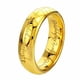 thumbnail image 1 of Anillo de titanio para hombre Anillo de oro plateado, 1 of 5