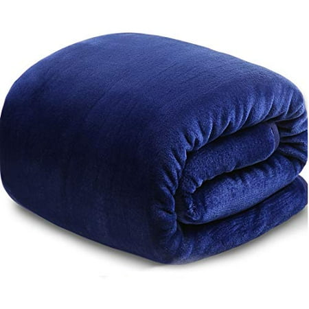 Fleece Blanket King Size Fuzzy Soft Plush Oversized 330gsm For All Season Spring Summer Autumn Throws Couch Bed Sofa 108 By 90 Inches Royal Blue Canada Fleece Blanket King Size Fuzzy Soft, Royal Blue Throws For Sofas