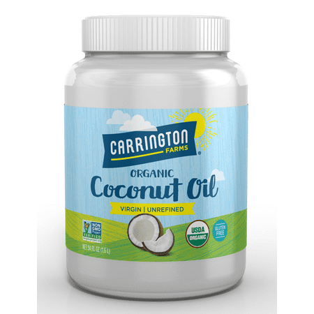Carrington Farms Virgin Unrefined Coconut Oil, 54.0 FL (The Best Virgin Coconut Oil)
